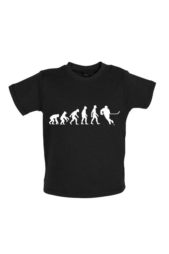 Evolution of Man Ice Hockey - Organic Baby/Toddler T-Shirt