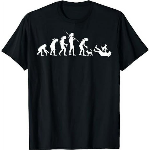 Evolution of Woman With Cats - Funny Cat Lover, Cat Mom Dad T-Shirt
