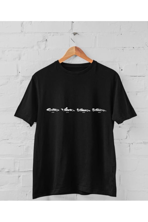 Evolution of a F1 Car Shirt, Formula 1 Shirt, Race Weekend Formula 1 Merch, Vintage Formula 1 Gifts, Formula One T-Shirt, Race Day Shirt.