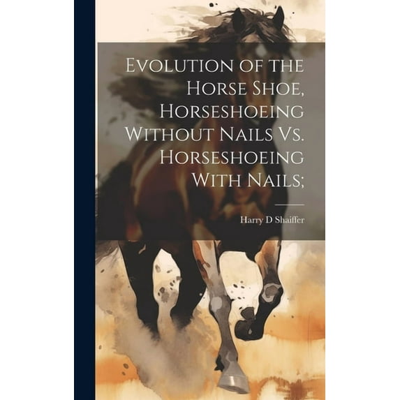 Evolution of the Horse Shoe, Horseshoeing Without Nails Vs. Horseshoeing With Nails; (Hardcover)