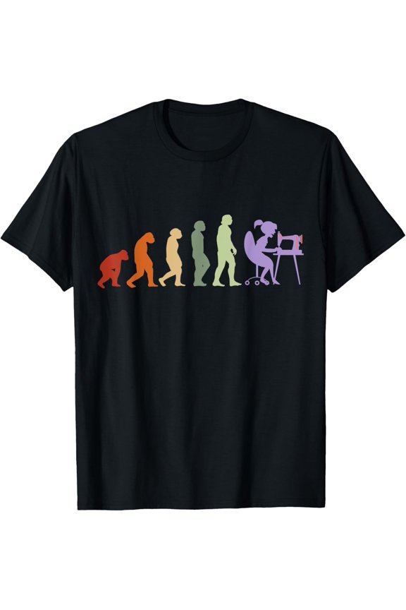 Evolution quilting quilter sewing machine handwork knitting T-Shirt
