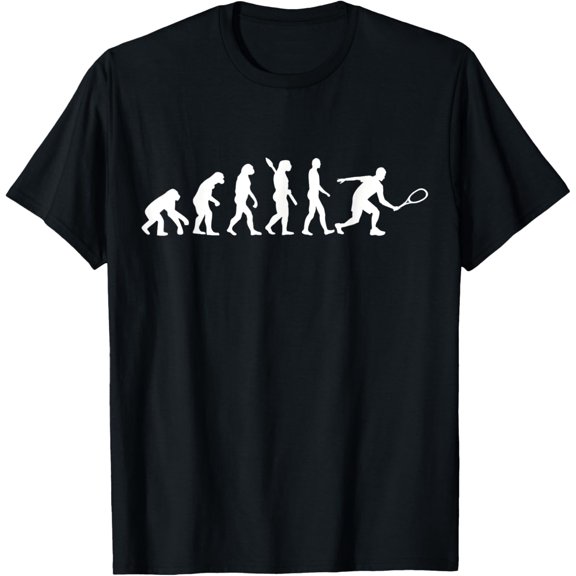 Evolution squash T-Shirt men and women can wear, black, white, gifts