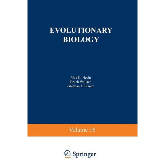 Evolutionary Biology: Volume 16, (Paperback)