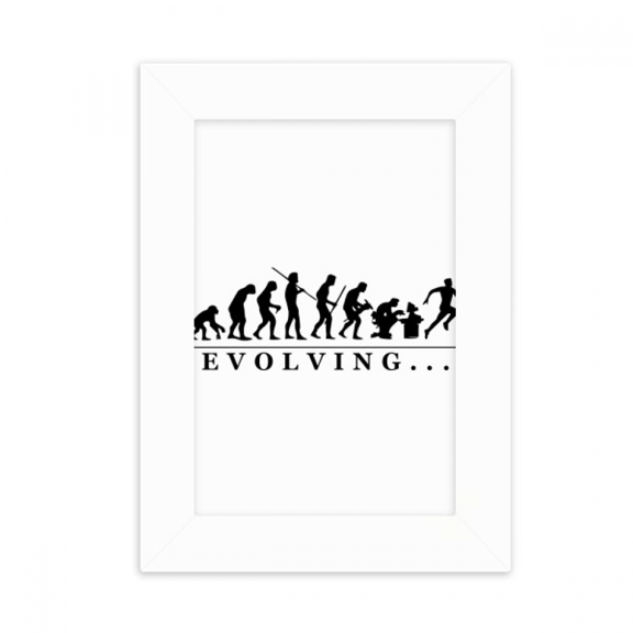 Evolutionary Monkey Human Movement Desktop Photo Frame Picture Display Decoration Art Painting
