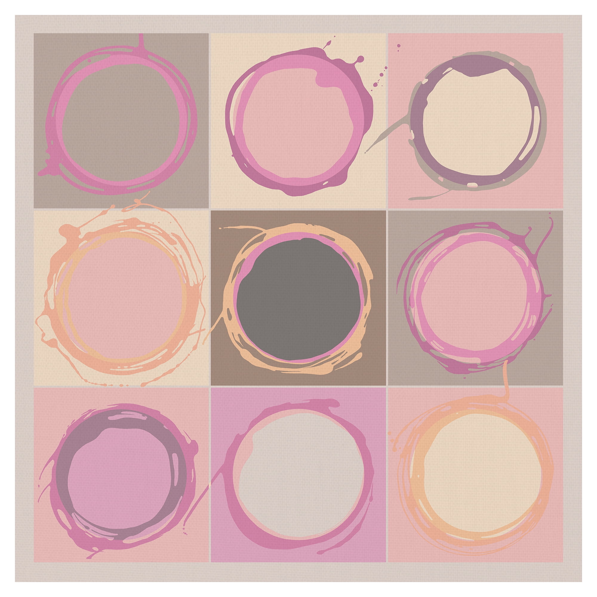 Evolutions I by Gerry Baptist Abstract Circles Canvas Art