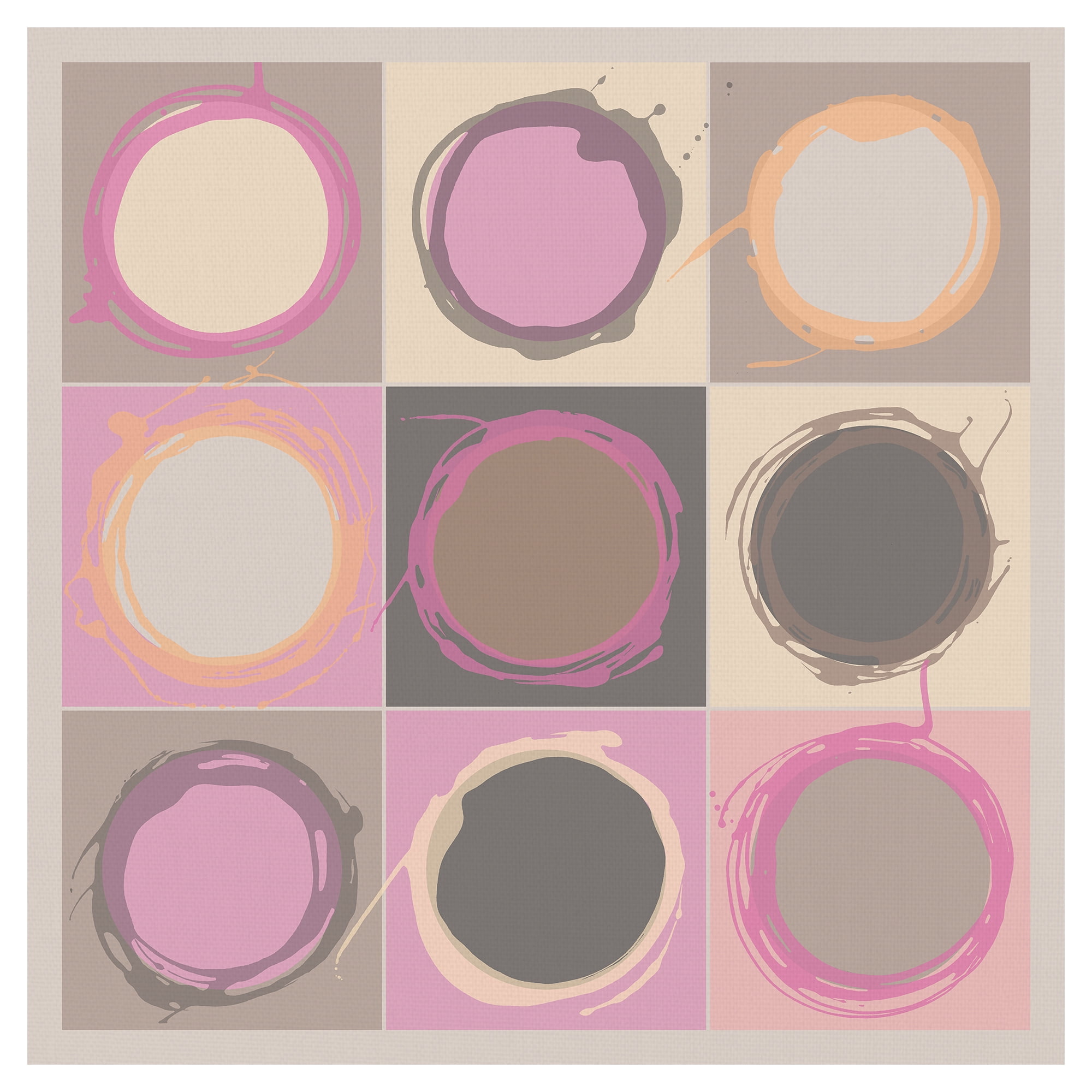 Evolutions II by Gerry Baptist Abstract Circles Canvas Art