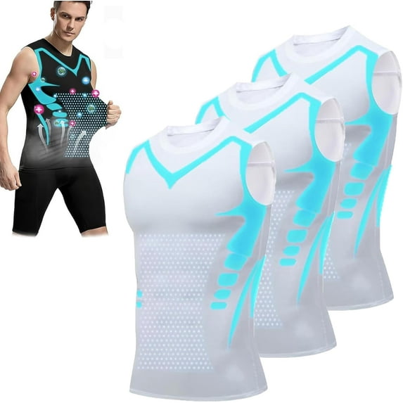 Compression Shirt, 2025 New Version Shaping Sleeveless Shirt for Men Build a Toned Body