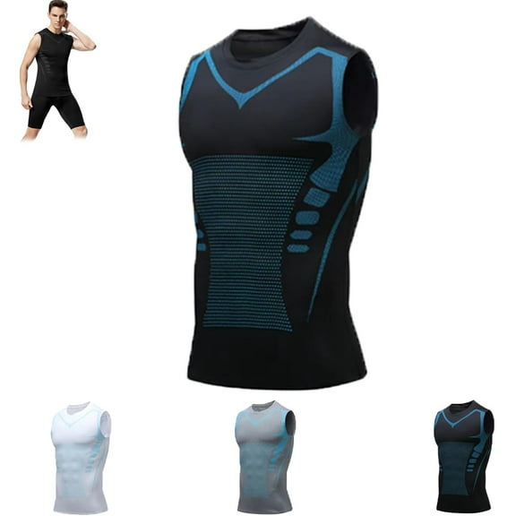 Evolv-V Boost Men Shirt, 2025 New Version Ionic Shaping Sleeveless Shirt for Men to Build a Perfect Body