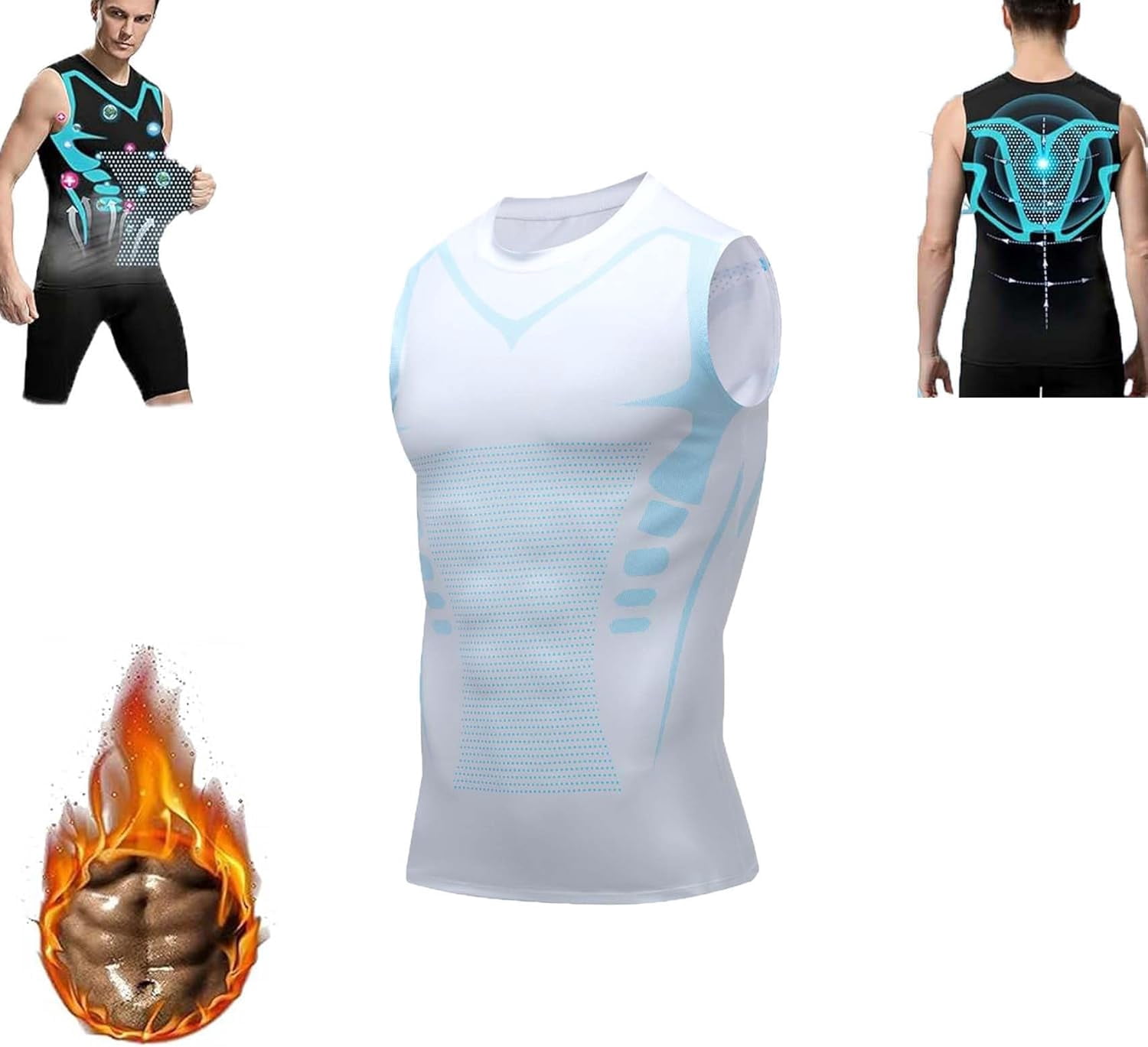 Evolv V Boost Men Shirt, 2025 Upgraded Compression Shirt, Confidence, Energy and Strength for You