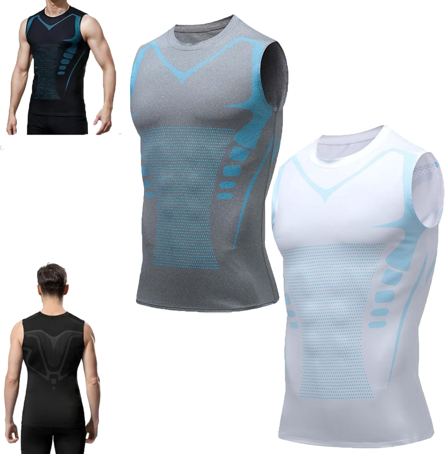 Evolv V Boost Men Shirt, 2025 Upgraded Men Compression Shirt, Confidence, Energy and Strength for You