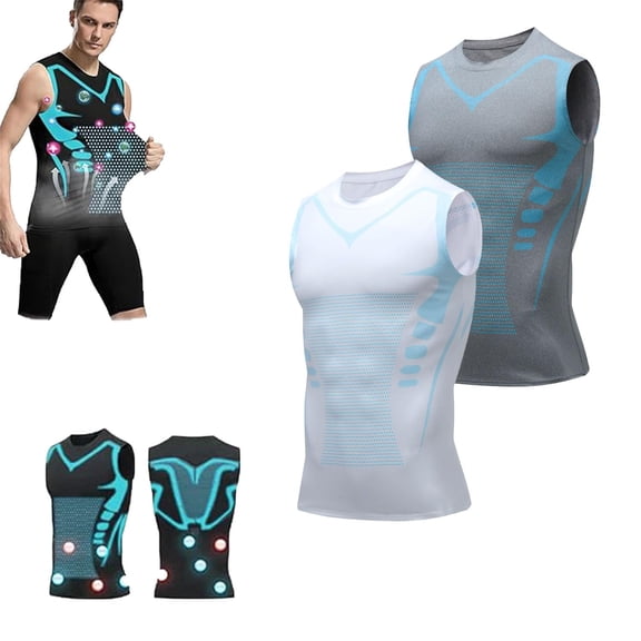 Evolv V Boost Shirt Men, V2.0 Compression Sleeveless Shaping Shirt Tank Men Feel the Power of Confidence, Energy & Strength