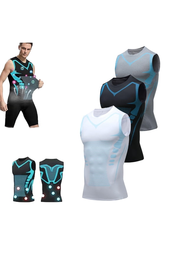 Evolv V Boost Shirt Men, V2.0 Compression Sleeveless Shaping Shirt Tank Men Feel the Power of Confidence, Energy & Strength