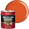 thumbnail image 1 of Evolve Alkyd Enamel Paint, Oil-Based Multi-Surface Interior & Exterior Paint for Wood, Metal & Concrete, Safety Orange, 1 Gallon, 1 of 7