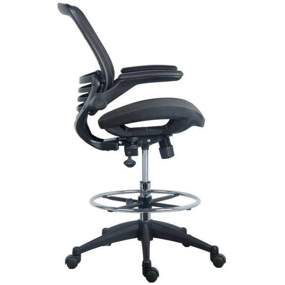 Harwick Evolve All Mesh Heavy Duty Drafting Chair - Dark Knight Edition