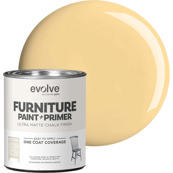 Evolve Ultra Matte Chalk Paint, Eco-Friendly Paint and Primer, Morning Glow, 30 fl oz, Pack of 1