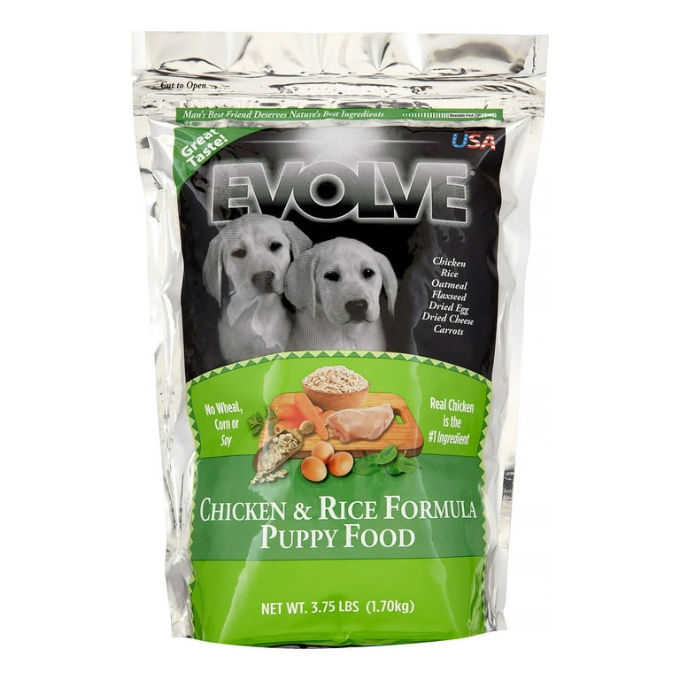 Evolve chicken & rice clearance puppy dry dog food