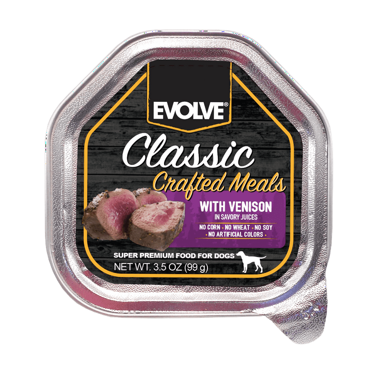 Evolve Classic Crafted Healthy Meaty Venison Wet Dog Food Topper Walmart
