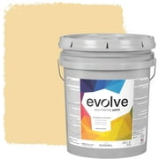 Evolve Eco-Friendly Eggshell Acrylic Latex Paint and Primer, One Coat Coverage, Honey Yellow, 5 gal
