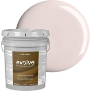 Evolve Eco-Friendly Eggshell Acrylic Latex Paint and Primer, One Coat Coverage, Pale Pink, 5 gal