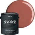 thumbnail image 1 of Evolve Eco-Friendly Red Clay Satin Sheen Acrylic Latex Paint and Primer, 1 Gallon, 1 of 6