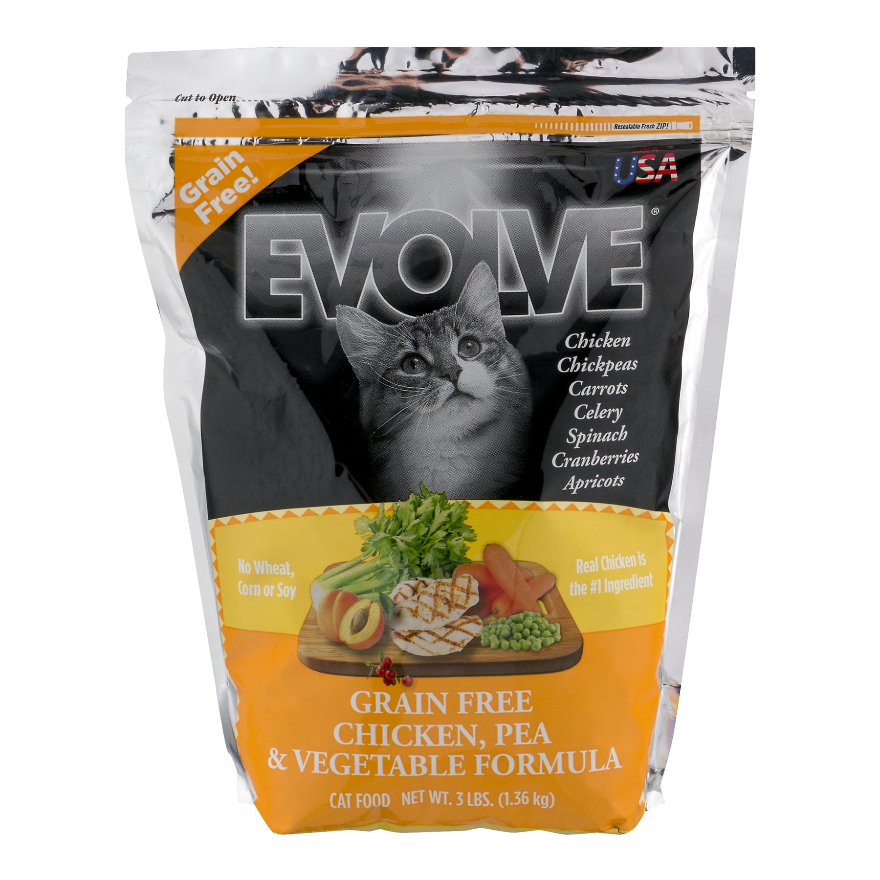 Evolve cat food walmart discount