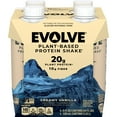 thumbnail image 1 of Evolve Ideal Vanilla Protein Shake, One Pack Of 4 11 Fluid Oz. Cartons, Pack of 3, 1 of 11