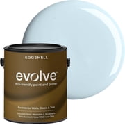 Evolve Latex Paint and Primer, Interior and Exterior Paint, Eggshell Finish, Sky Blue, 1 Gallon