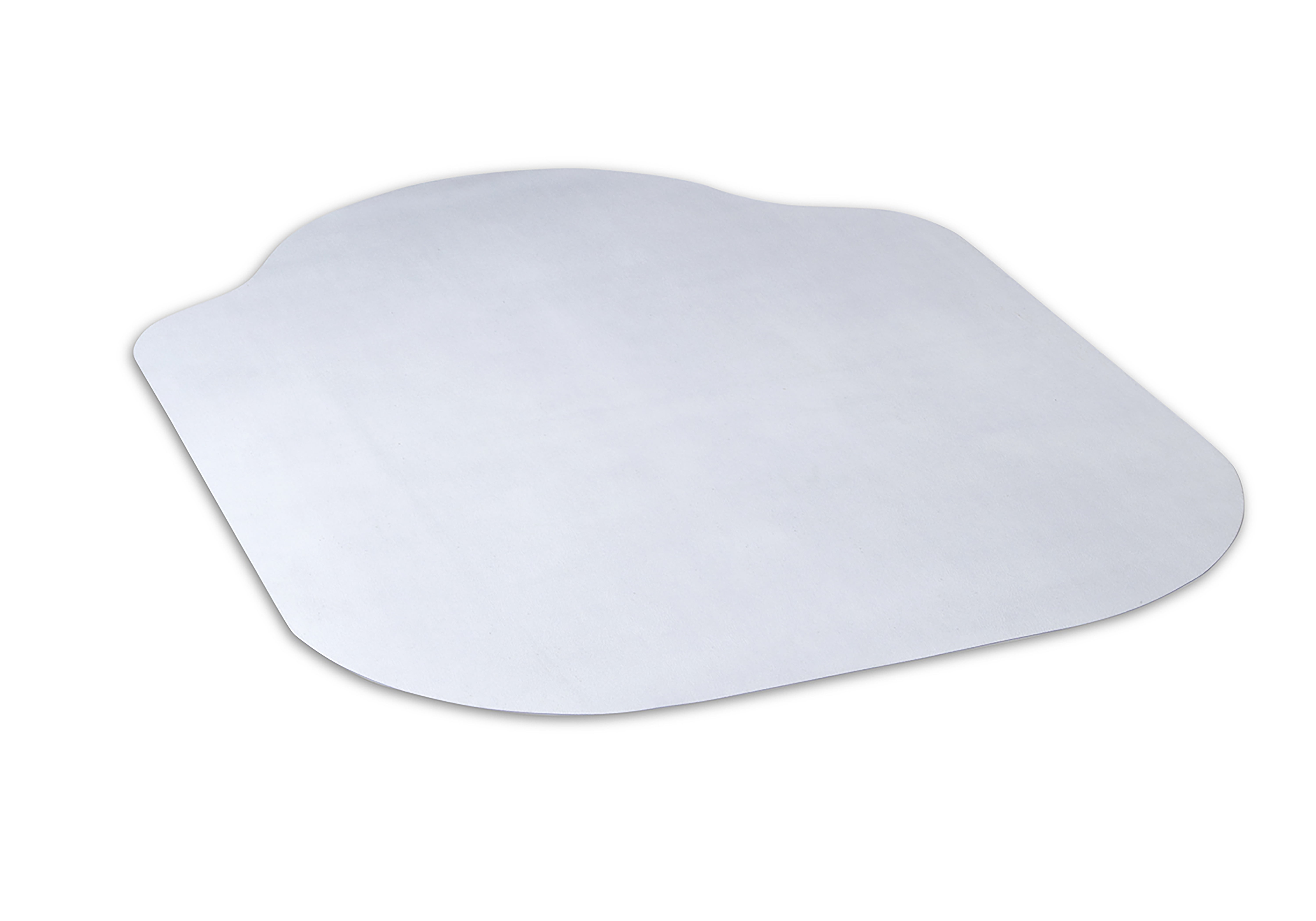 Clear Vinyl Rectangular Office Chair Mat for Hard Floors