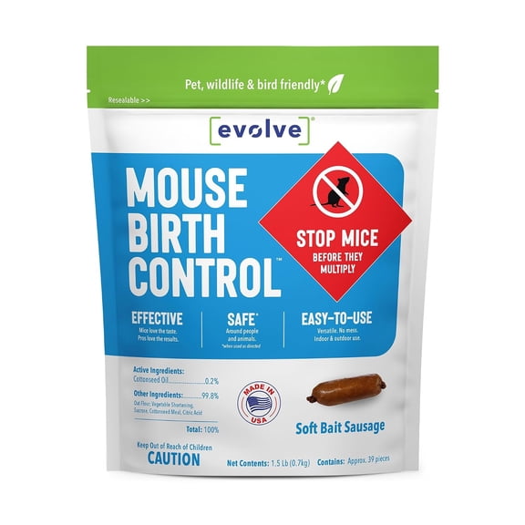 Evolve Mouse Birth Control Soft Bait, 1.5 lb Pouch