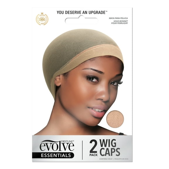 Evolve Neutral Wig Cap, 2 Count