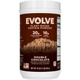 thumbnail image 1 of Evolve Double Chocolate Plant Based Protein Powder, 16 oz, 1 of 8
