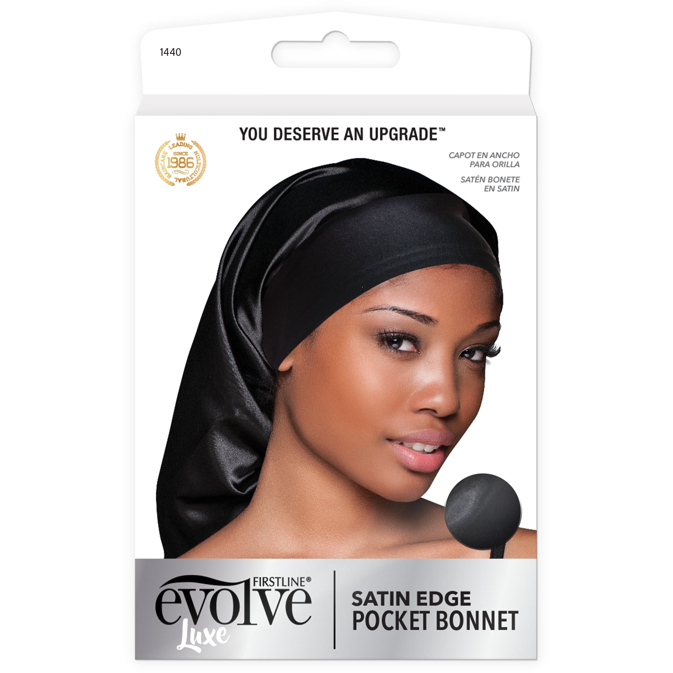 Evolve Satin Adjustable Drawstring Bonnet - Walmart.com