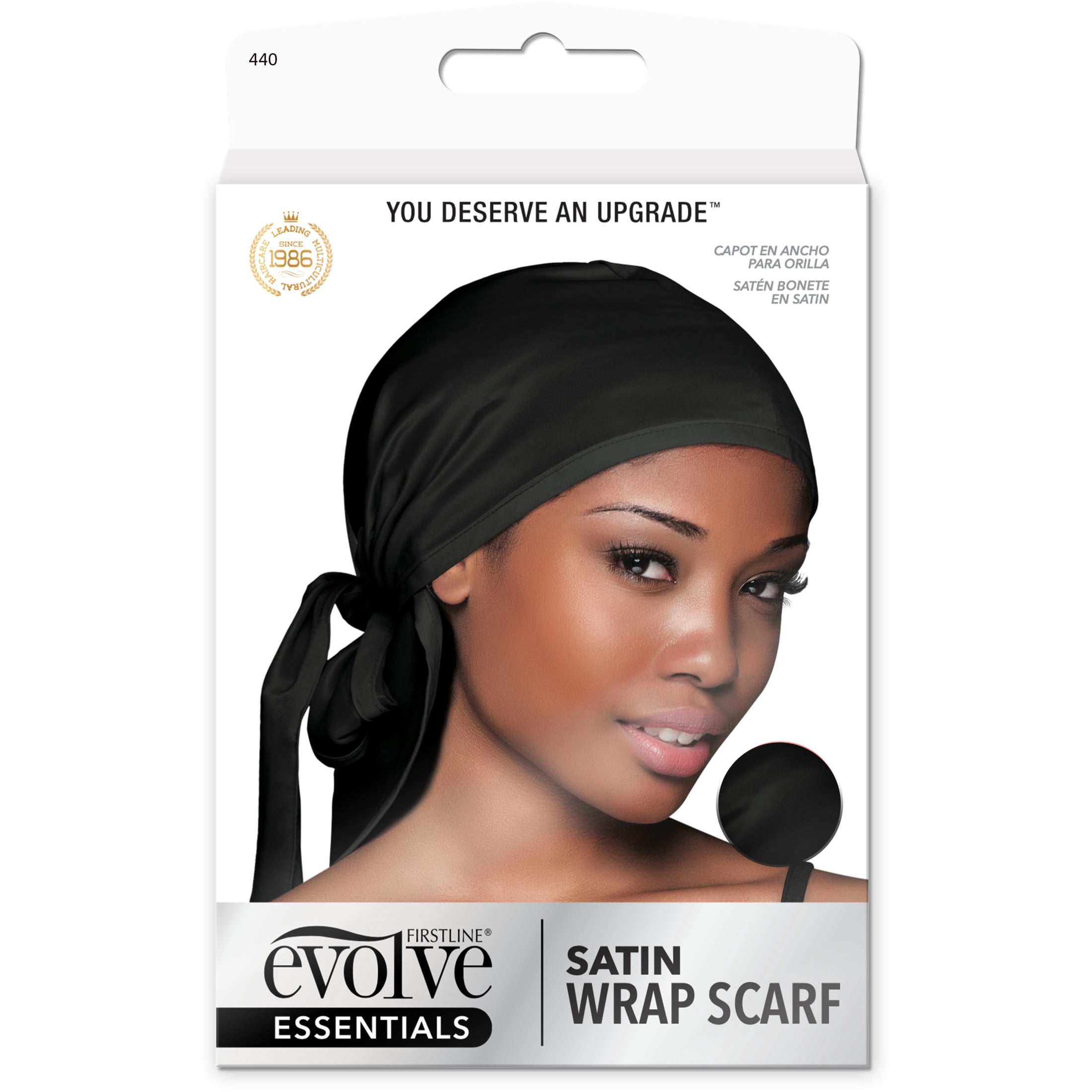 Evolve Satin Wrap Black
