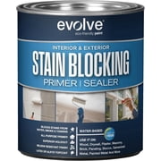 Evolve Stain Blocking Primer, Multi-Surface Acrylic Paint Primer and Sealer, Fast-Drying and Low VOC, 1 Quart