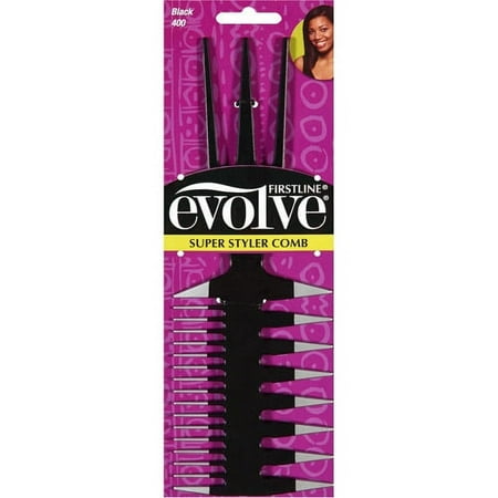 Evolve Super Styler Comb, Black