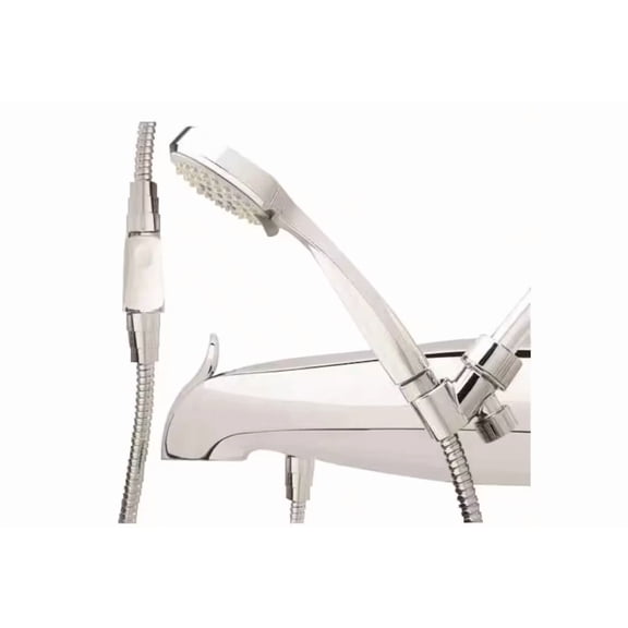 Evolve Technologies ShowerStart TSV 3-Spray Pattern In-Wall Handheld Shower Head 1.5 GPM with Auto Diverting Spout, No Mounts