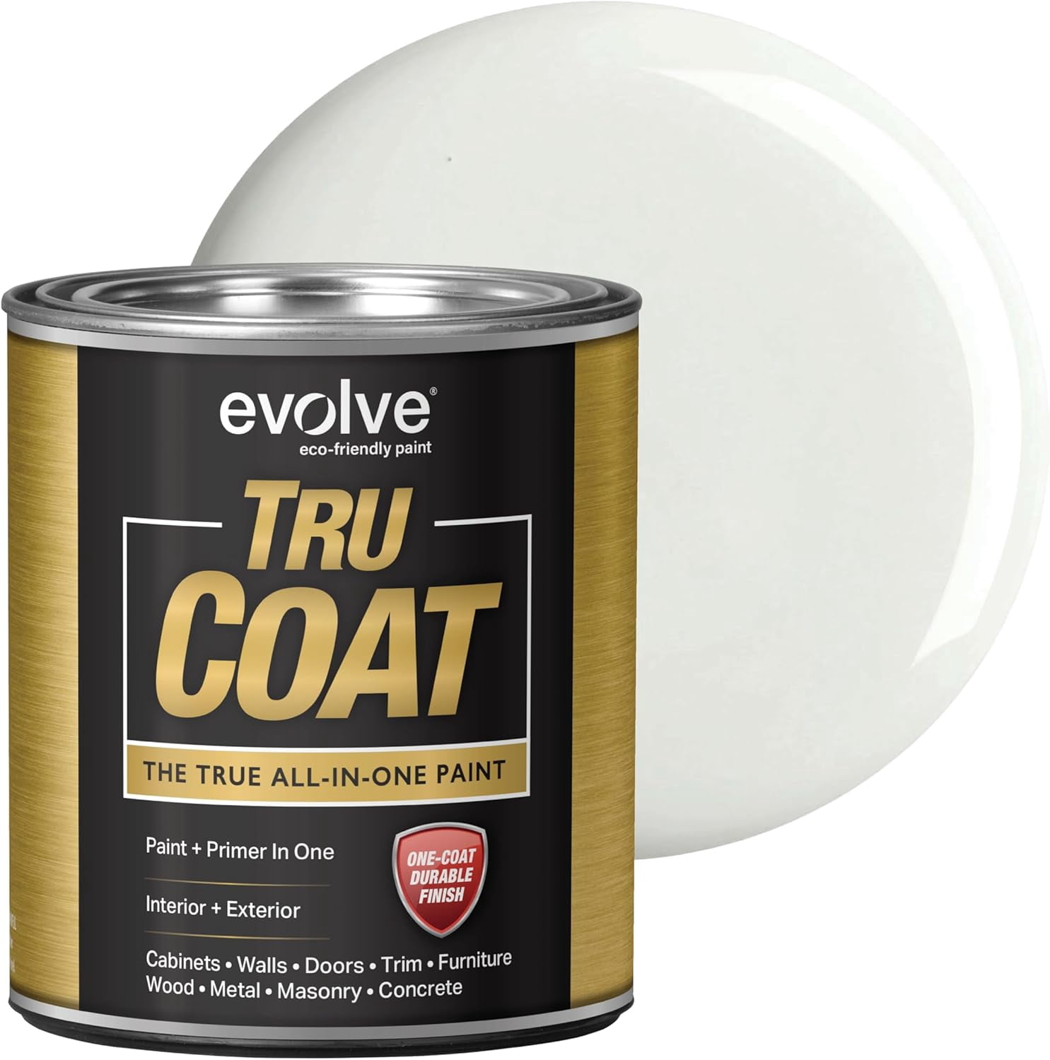 Evolve Tru Coat Amber Brown Matte Acrylic Latex All in One Paint