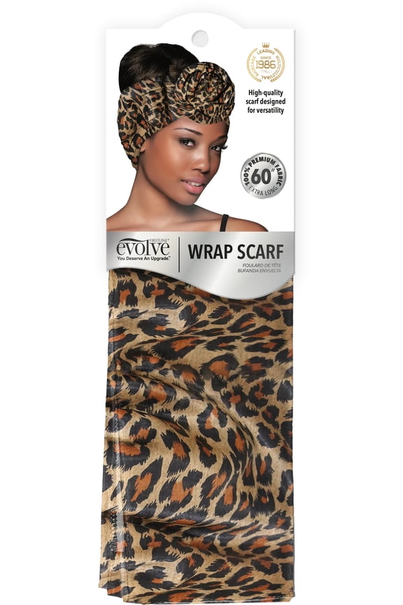 Evolve Wrap Scarf Leopard Print 308