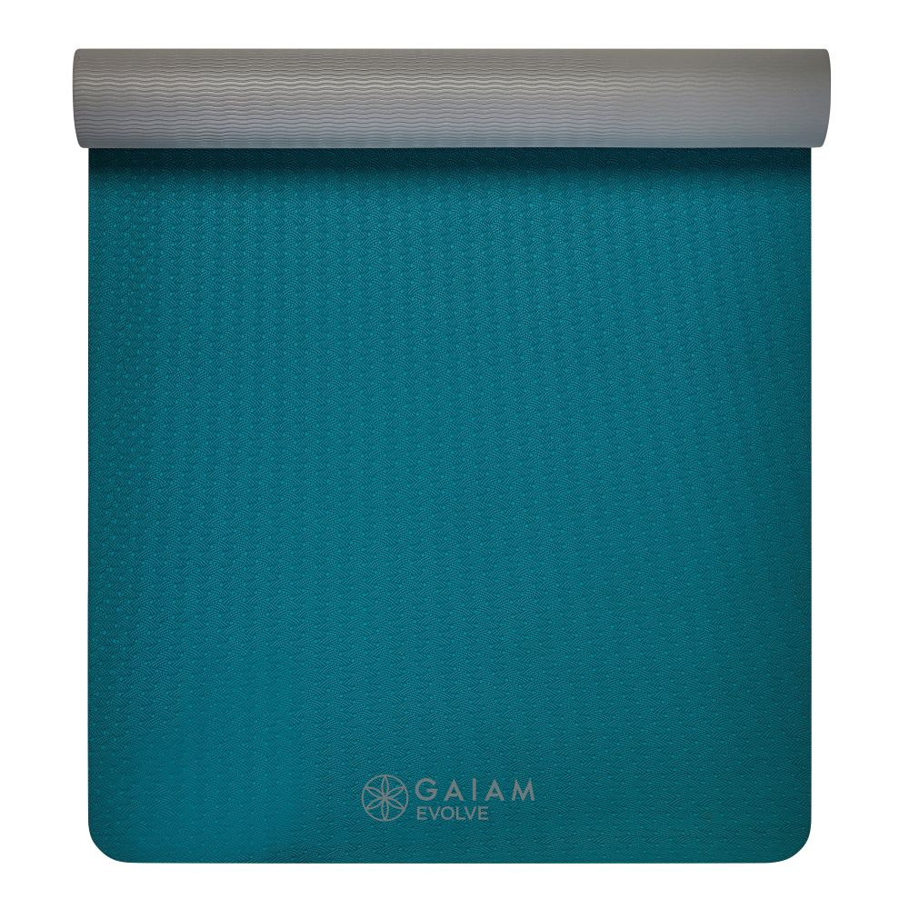 Evolve by Gaiam Reversible Yoga Mat, Granite, 5mm