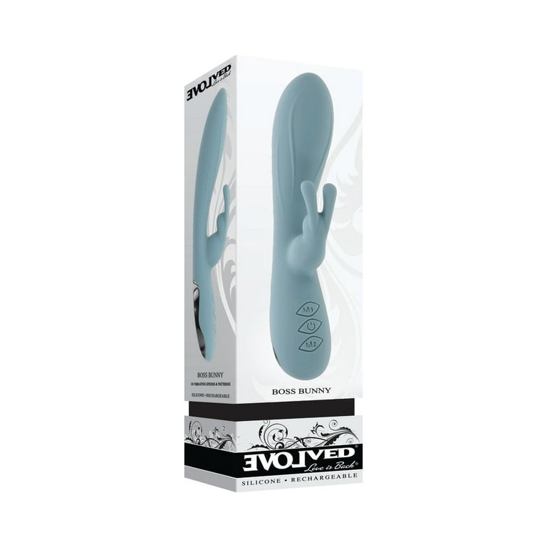 Evolved Boss Bunny Rabbit Vibrator, Blue - Walmart.com