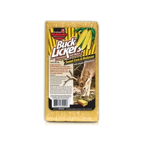 Evolved Habitats Buck Lickers Sweet Corn and Molasses Deer Supplement Block 4 lb
