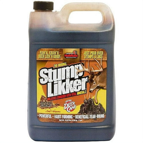 Evolved Habitats Liquid Mineral Stump Likker Mollasses Deer Attractant, 1 Gallon