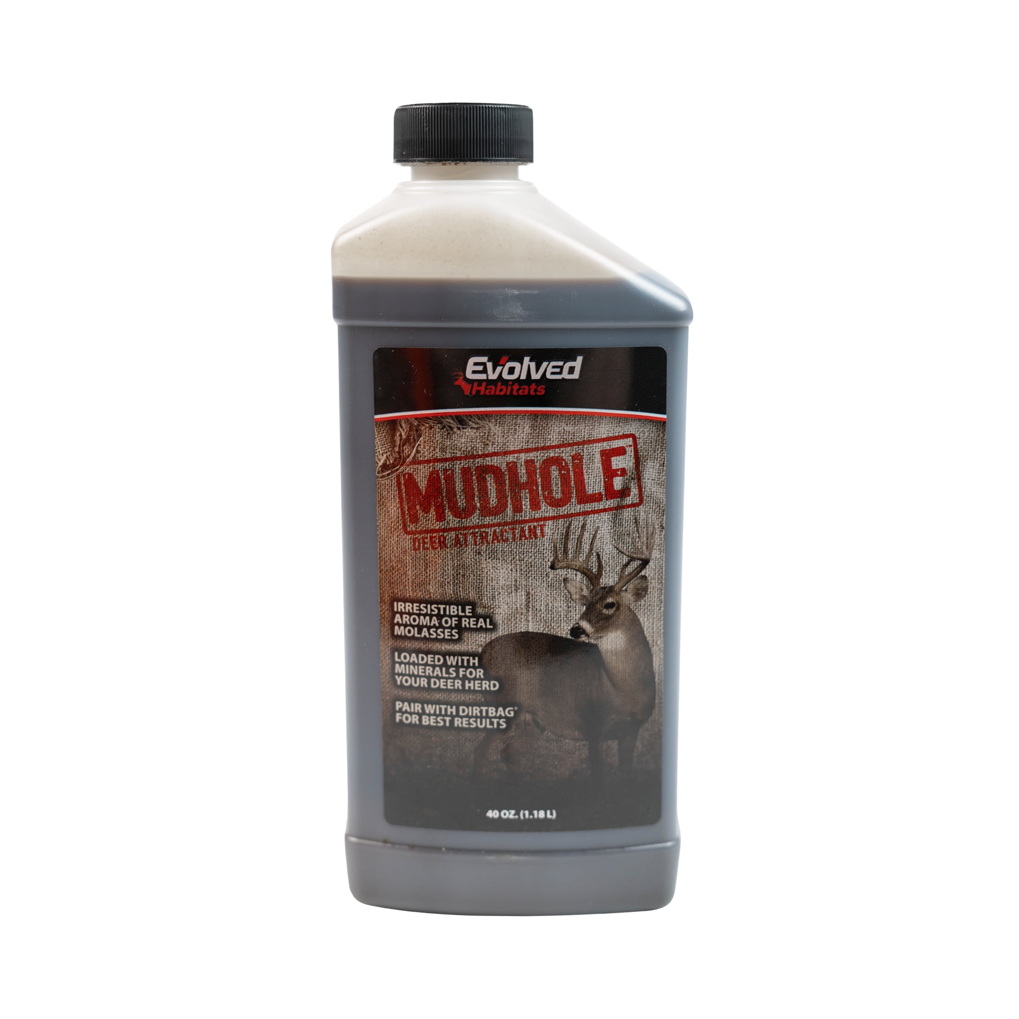 Evolved Habitats Mud Hole Molasses Flavored Deer Attractant, 40 oz
