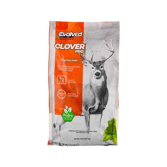 Evolved Harvest Clover Pro Food Plot Seed 2 lb