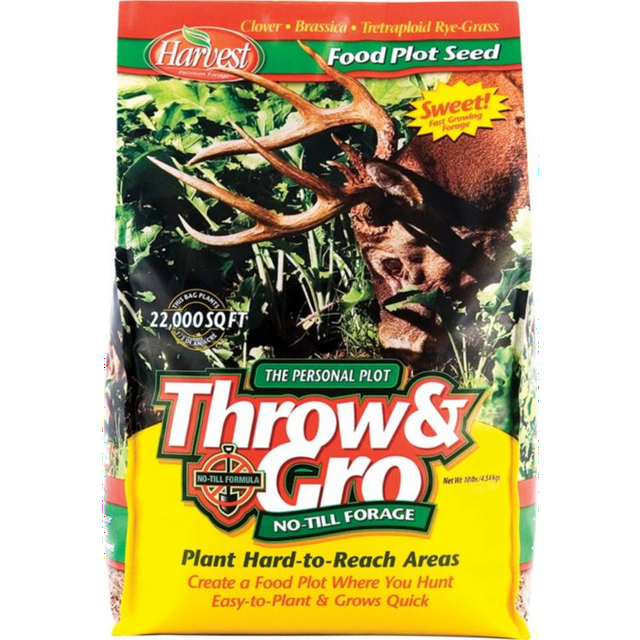 Evolved Harvest Throw & Gro NoTill Forage Food Plot Seed