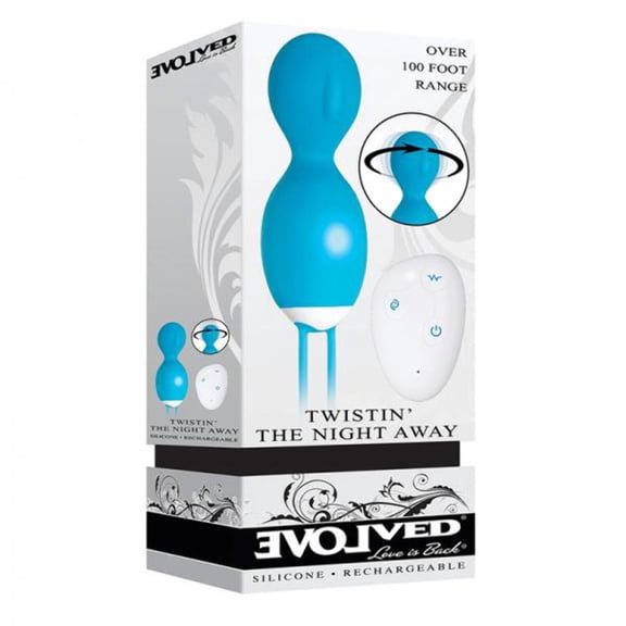 Evolved Love IS Back - Twistin' The Night Away - Remote Control Silicone Rechargeable 9 Functions Bullet Vibrator