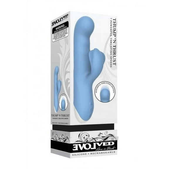 Evolved Thump N Thrust Rechargeable Dual Stim - Blue