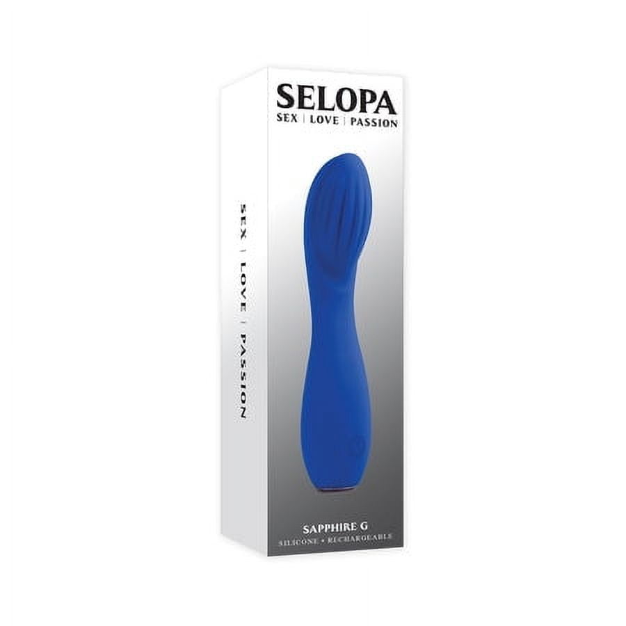 selopa sex toy Evolved Novelties Selopa Sapphire G - Blue, G-spot Vibrator