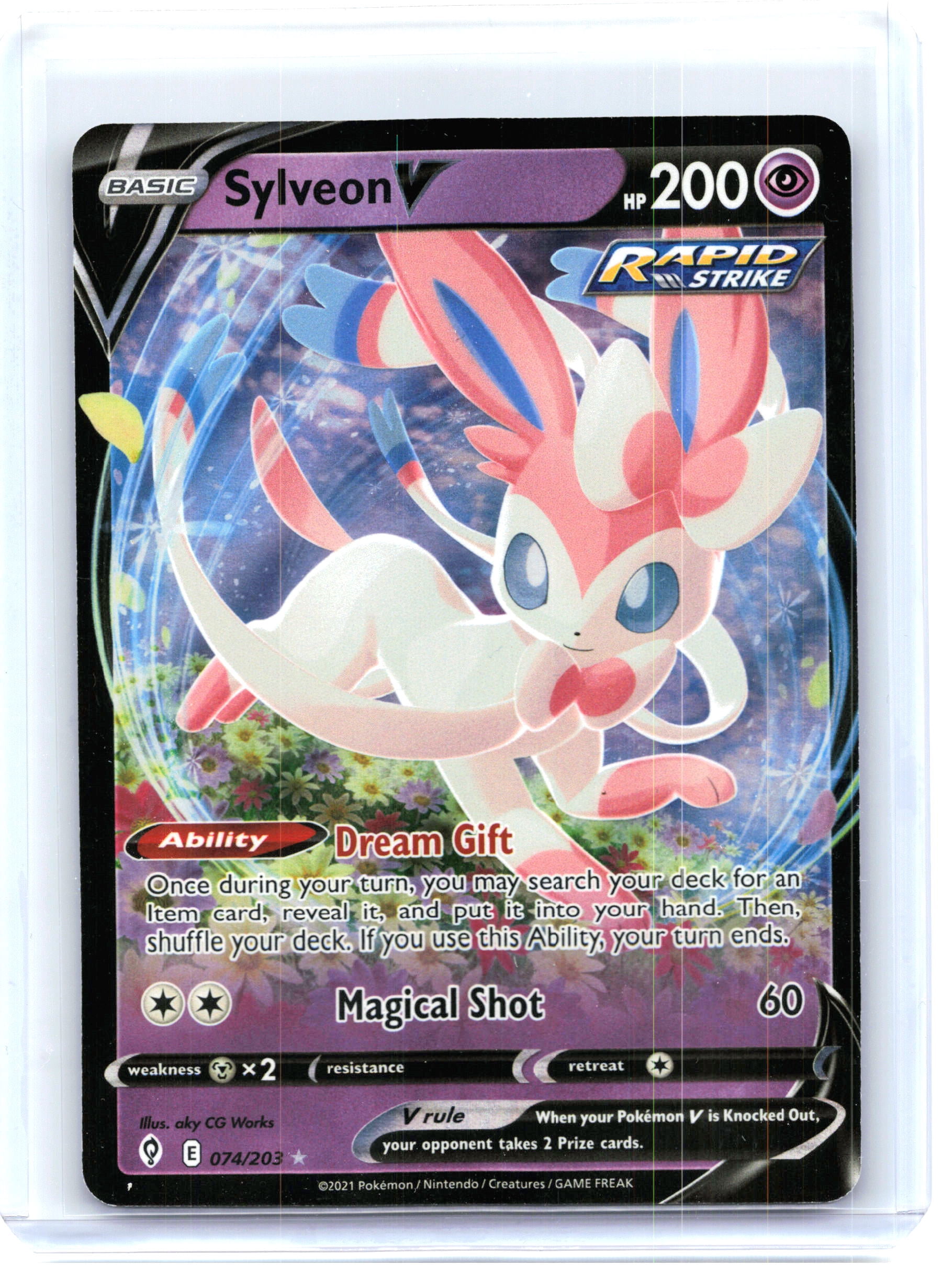 Sylveon V Card