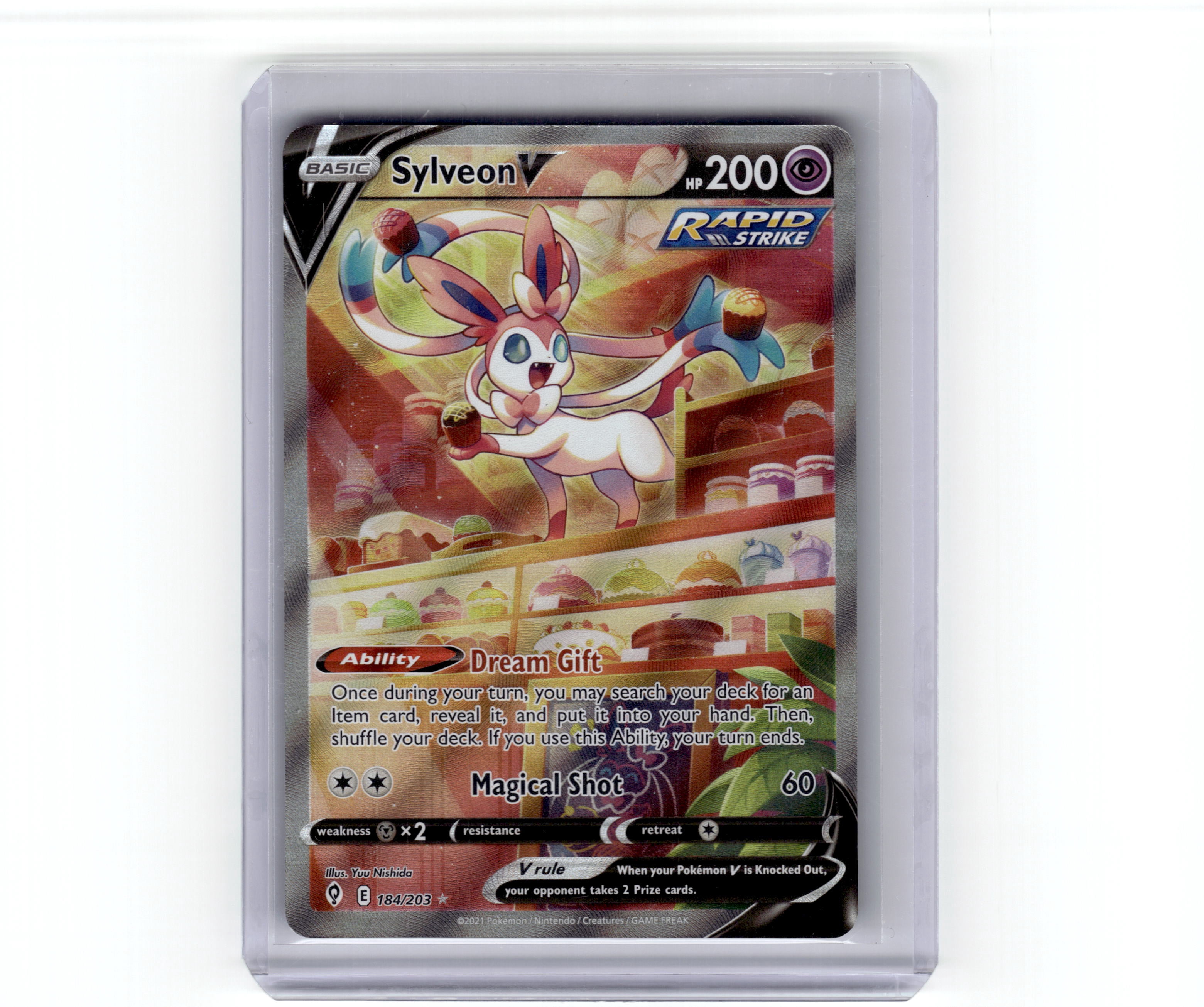 uno reverse card pokemon CGC 9.5 Gem Mint Japanese Sylveon VMAX - Alternate Art 093/069